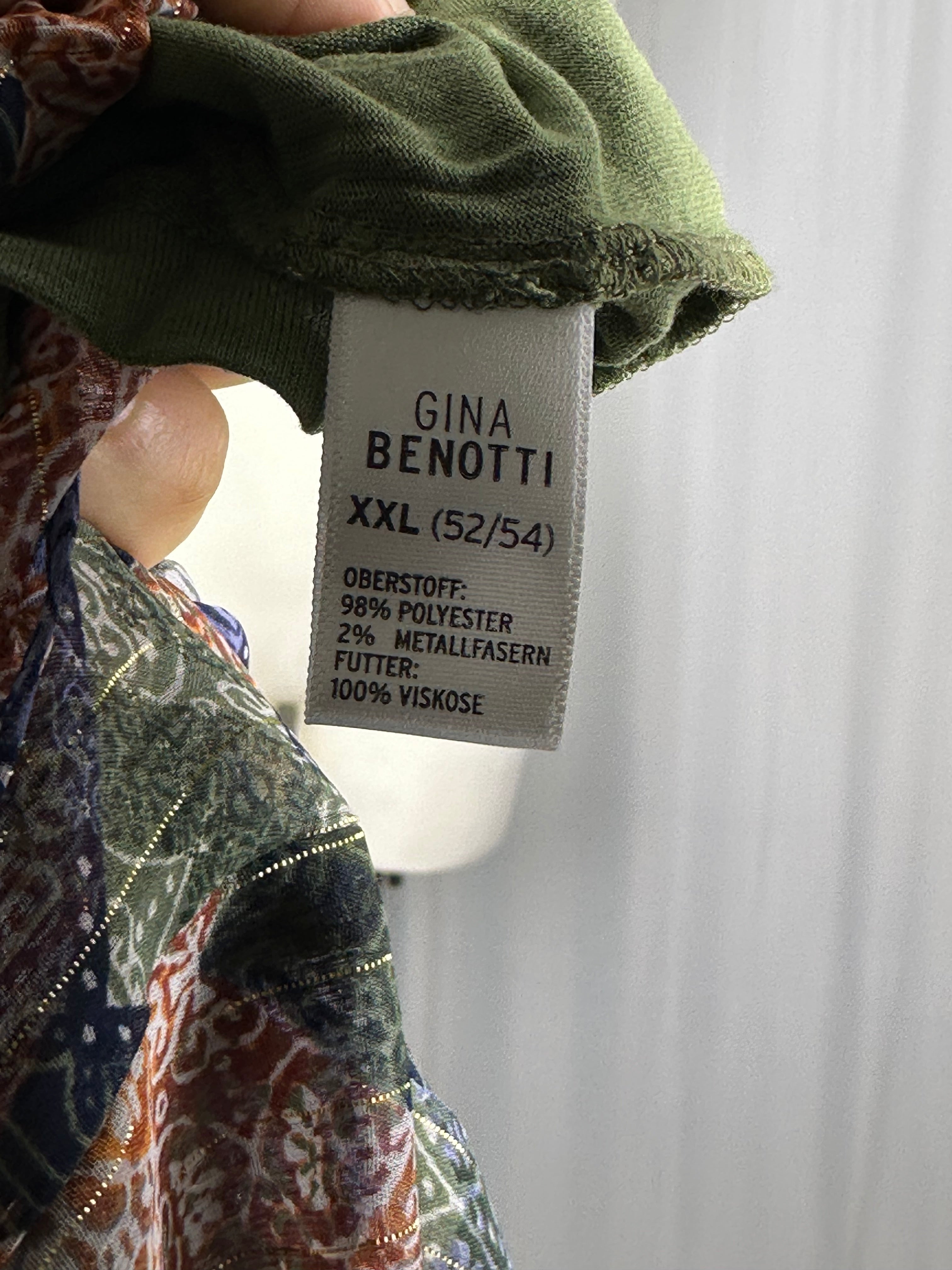 kolorowa sukienka gina benotti xxl (52/54)