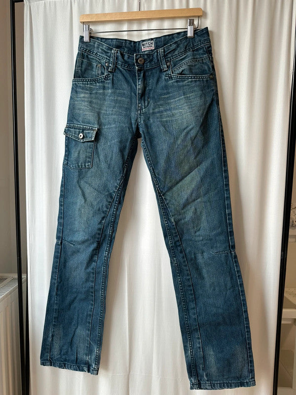 Mitch Division jeansy cargo vintage rozmiar M