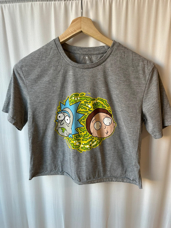 Rick i Morty top koszulka crop top