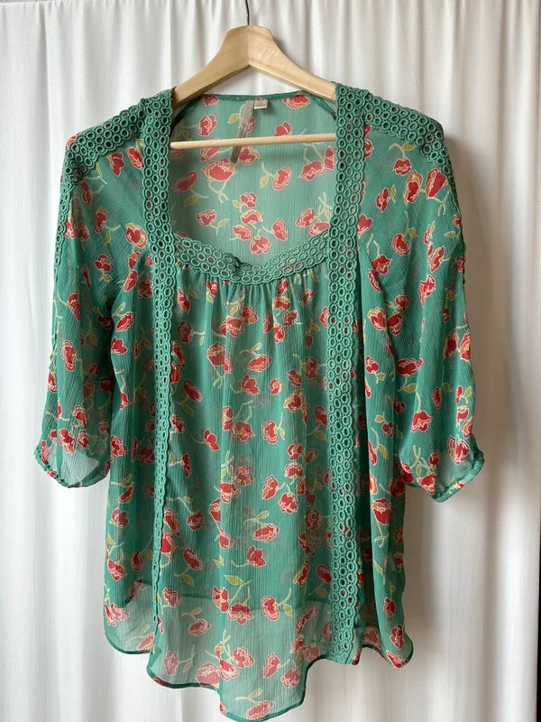 Lauren Conrad bluzka boho kwiaty