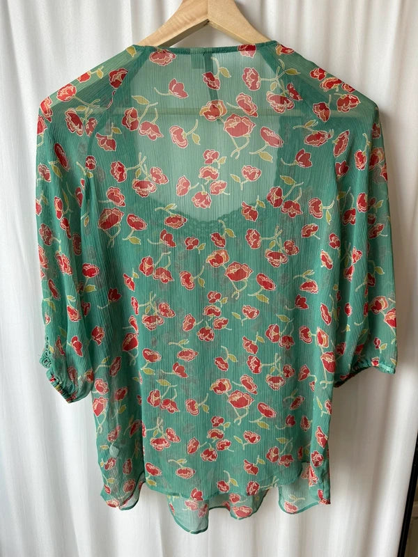 Lauren Conrad bluzka boho kwiaty