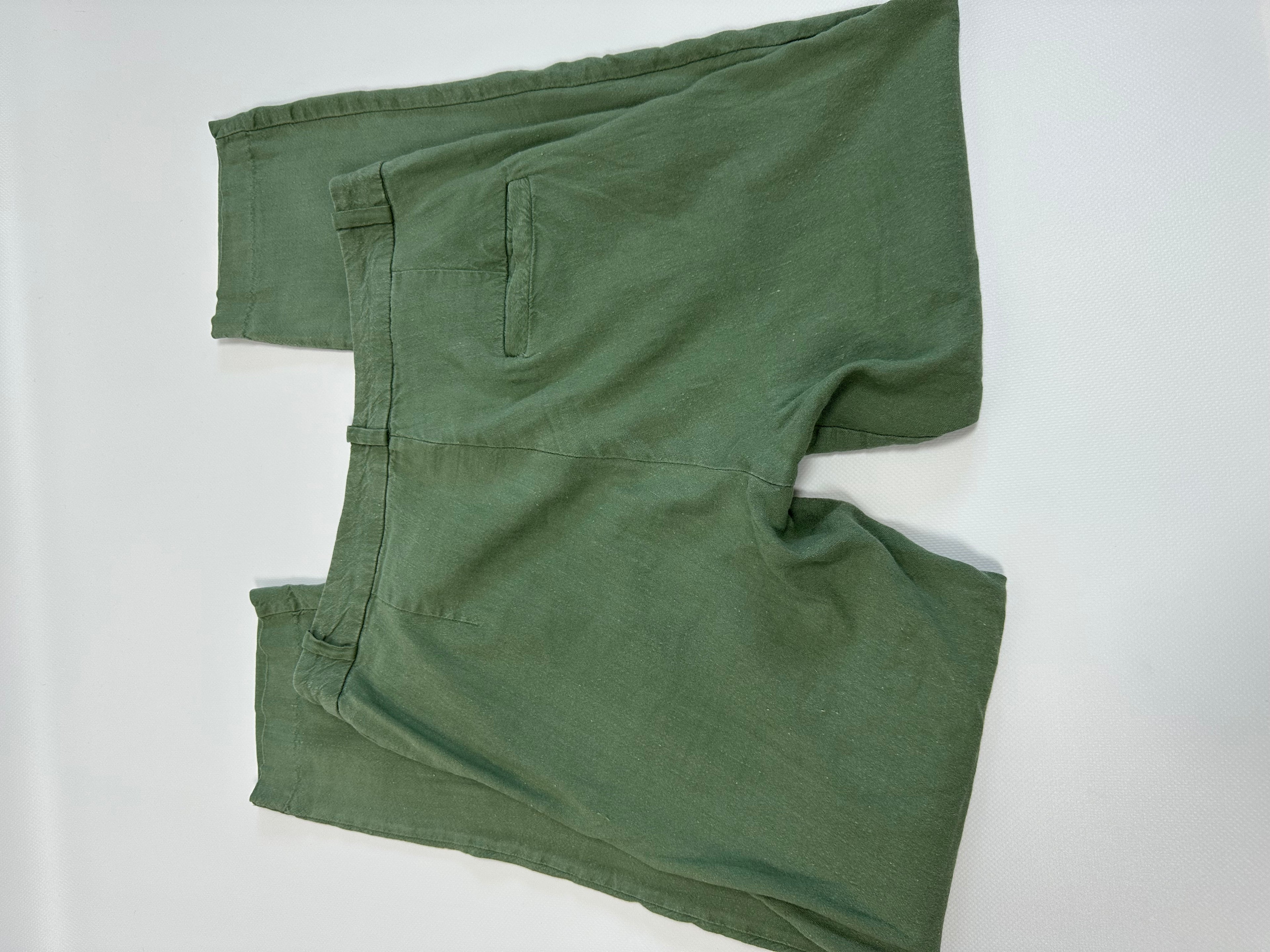 Lniane spodnie marki Mango Casual