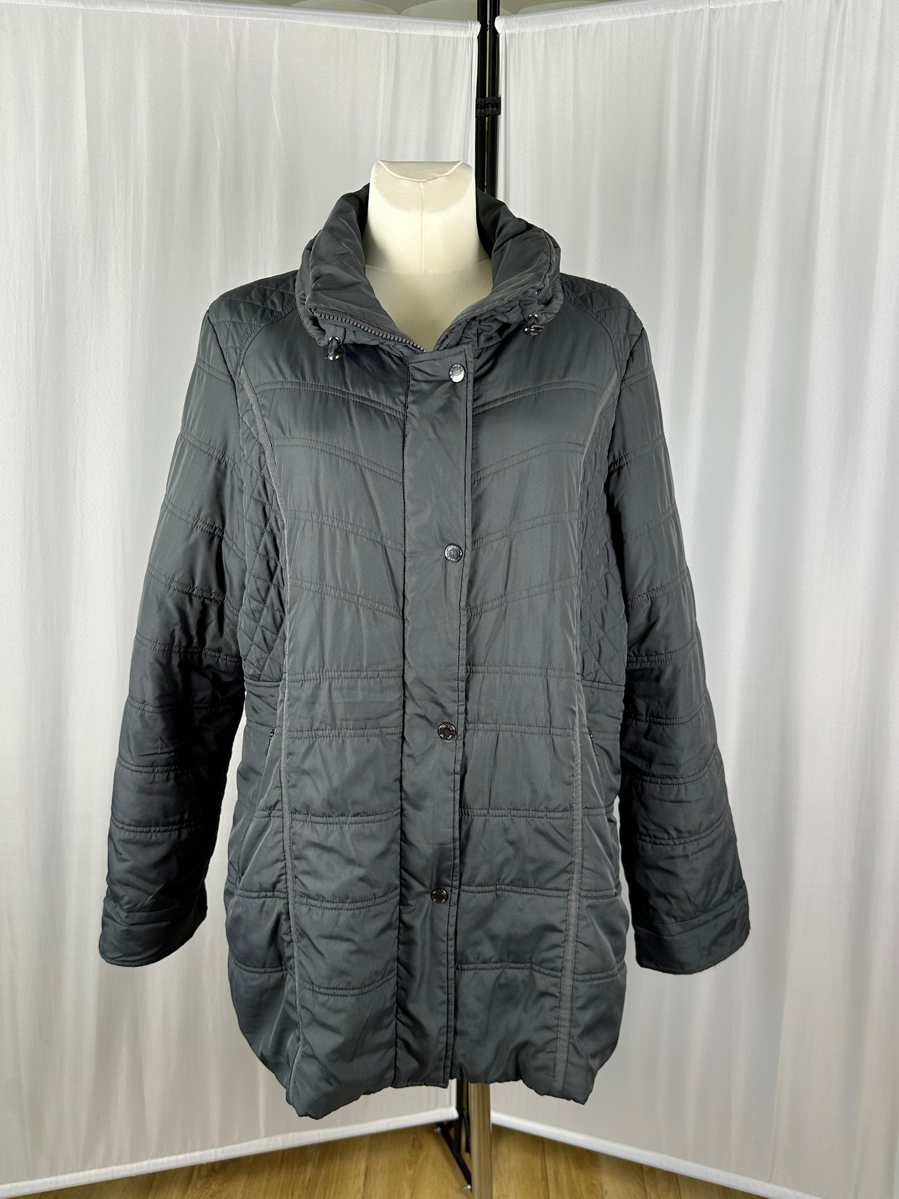 pikowana kurtka szara windfield 3xl