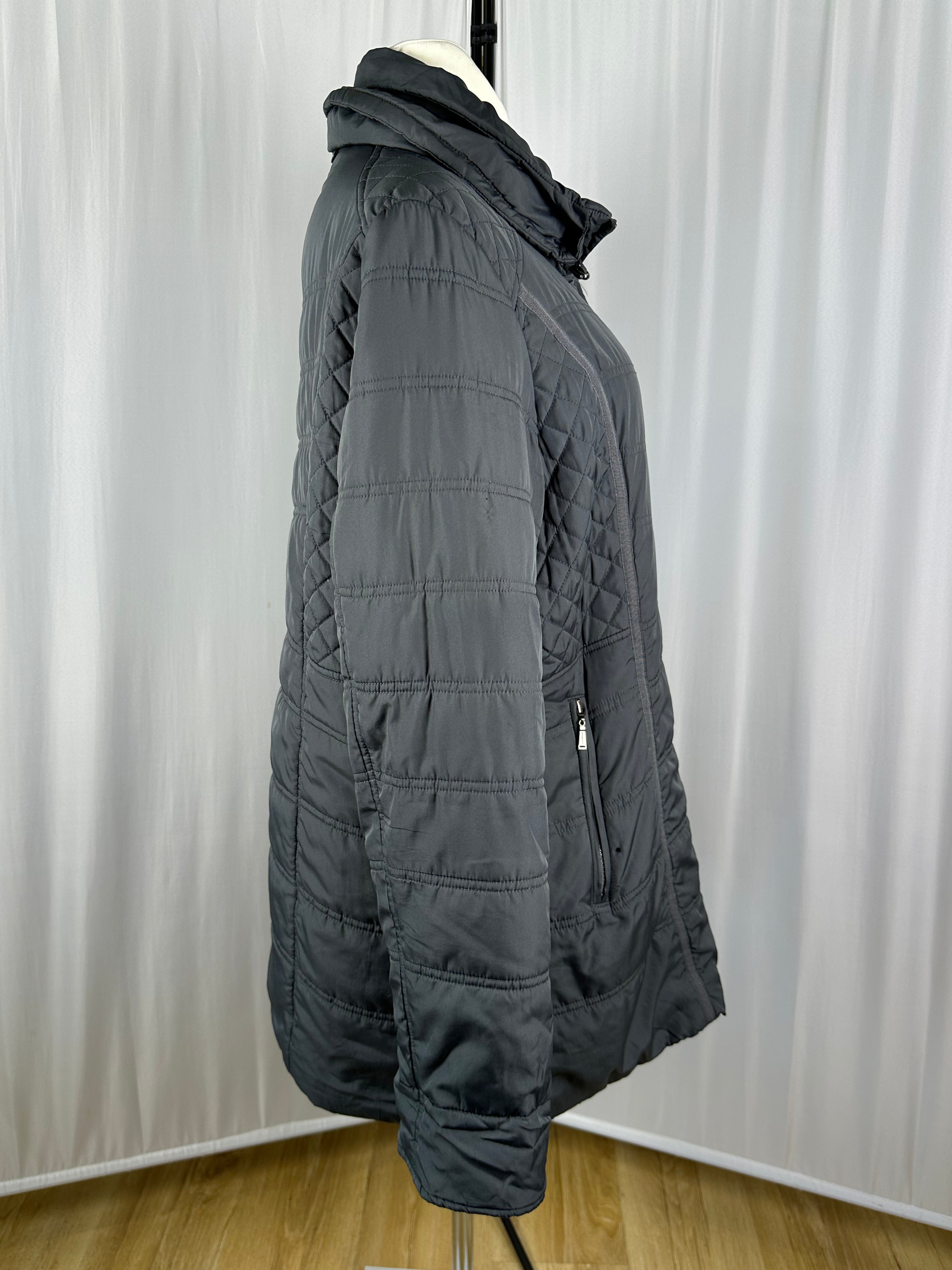 pikowana kurtka szara windfield 3xl