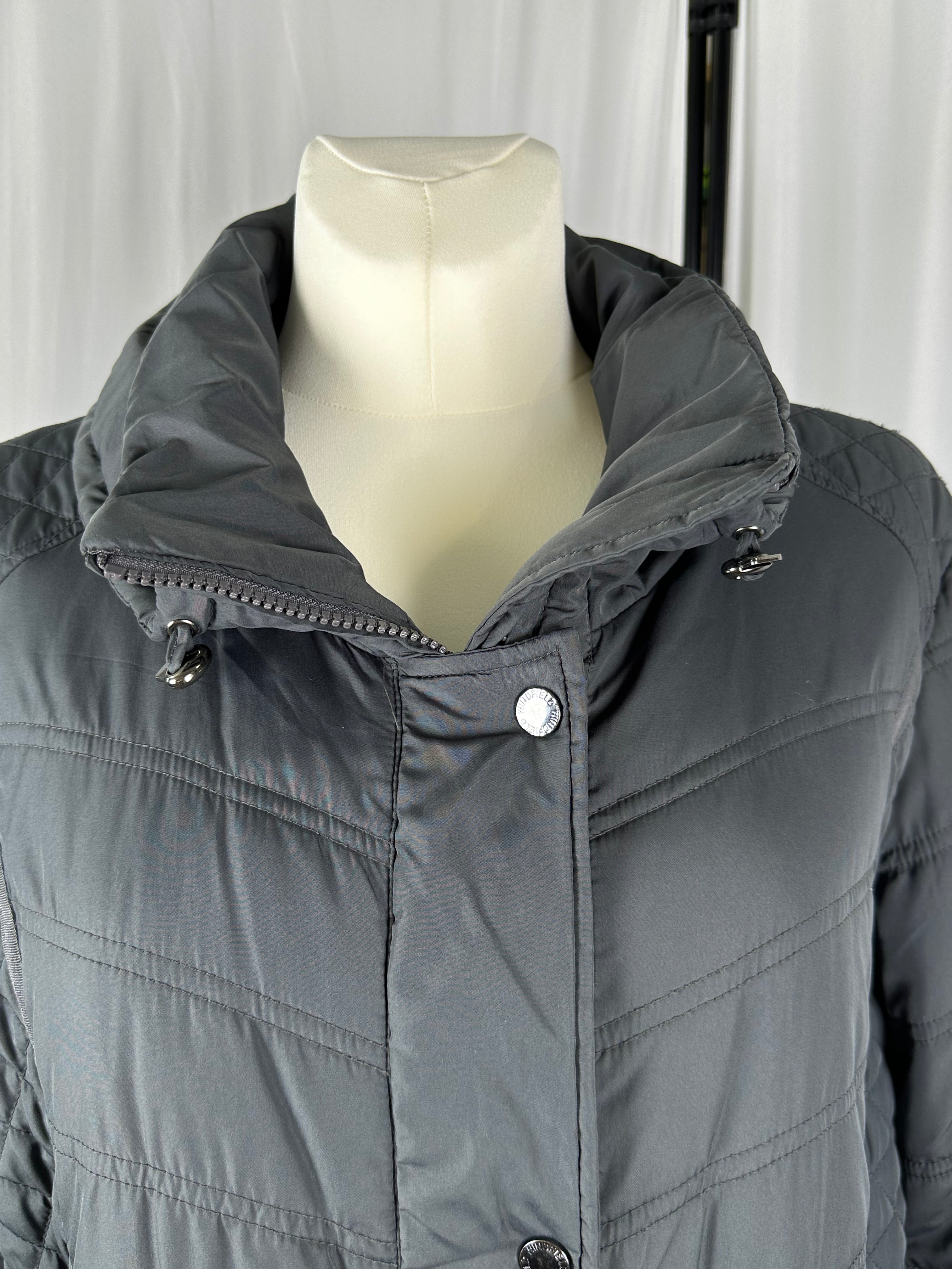 pikowana kurtka szara windfield 3xl