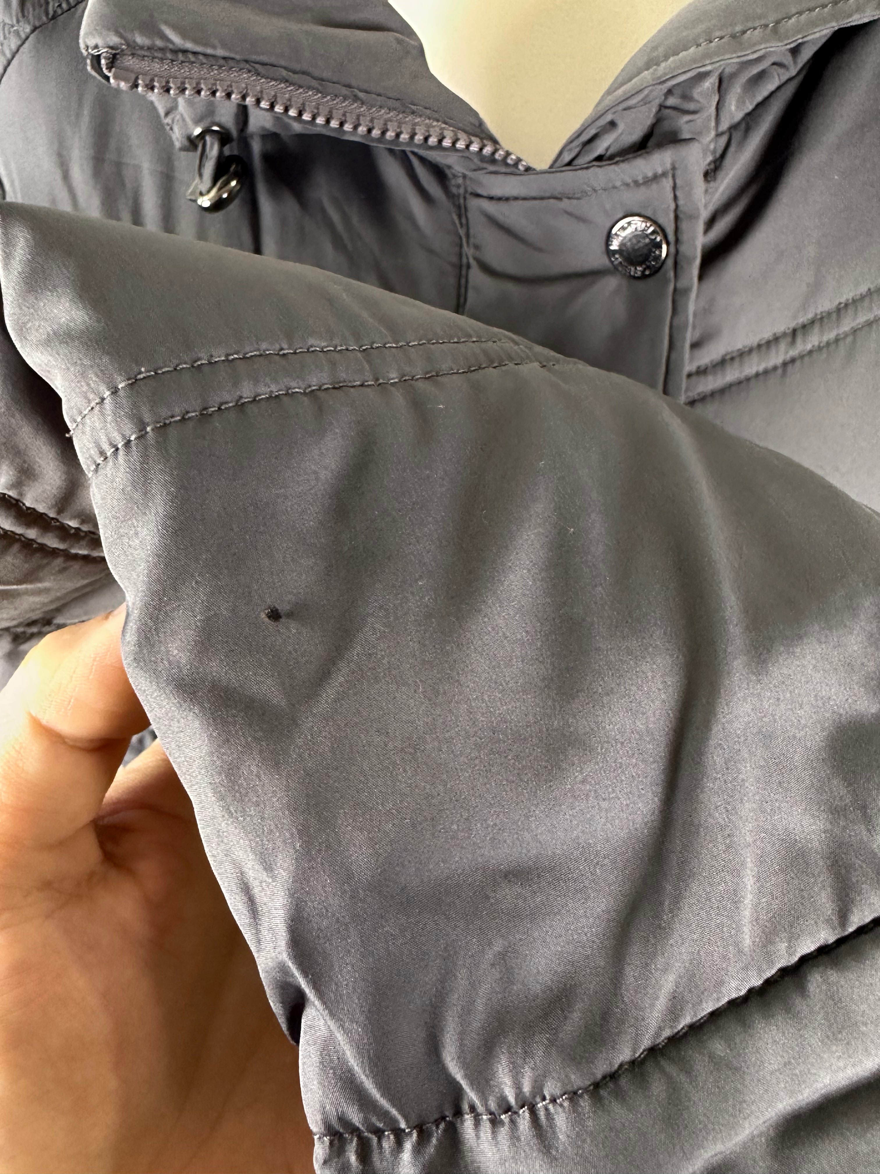 pikowana kurtka szara windfield 3xl