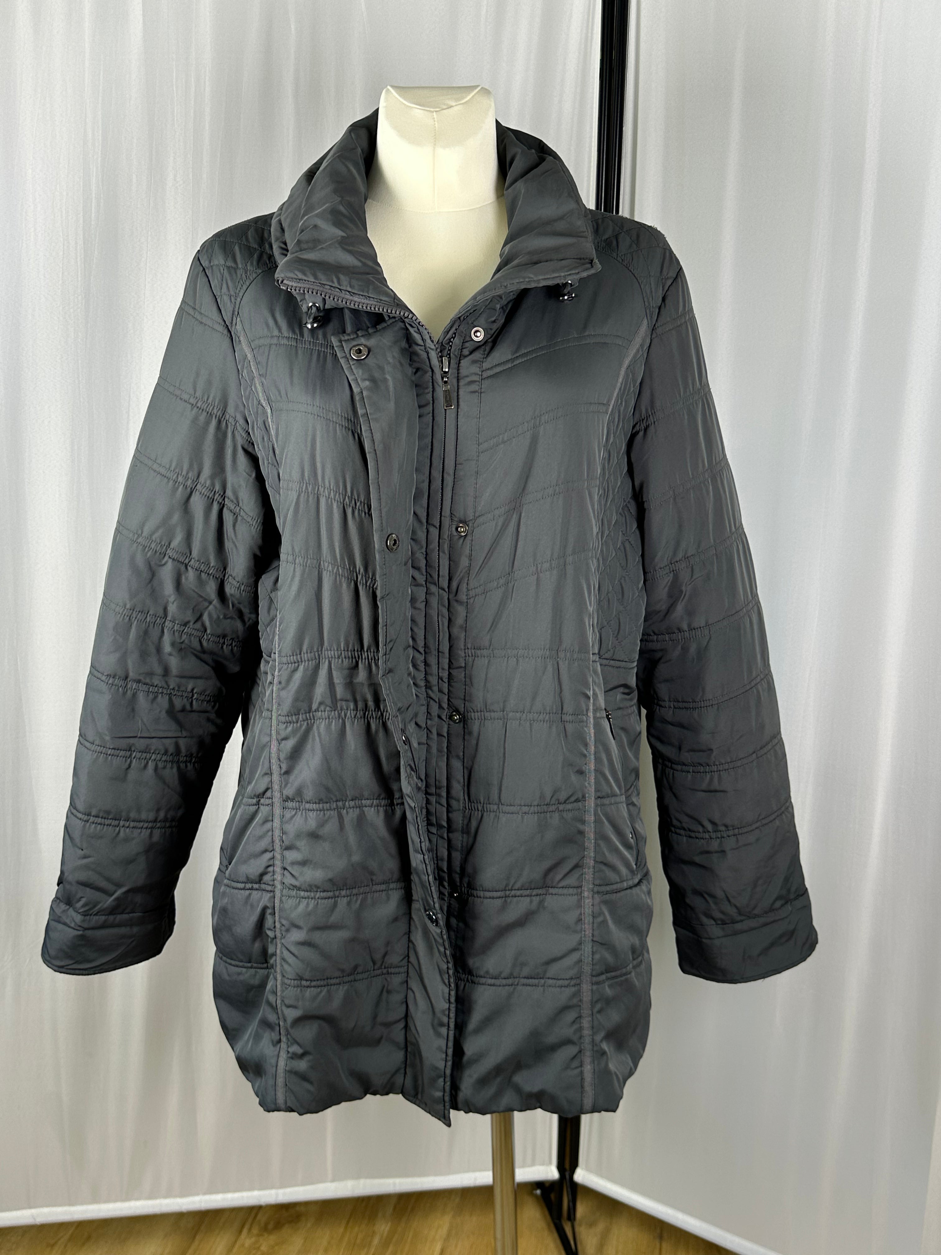 pikowana kurtka szara windfield 3xl