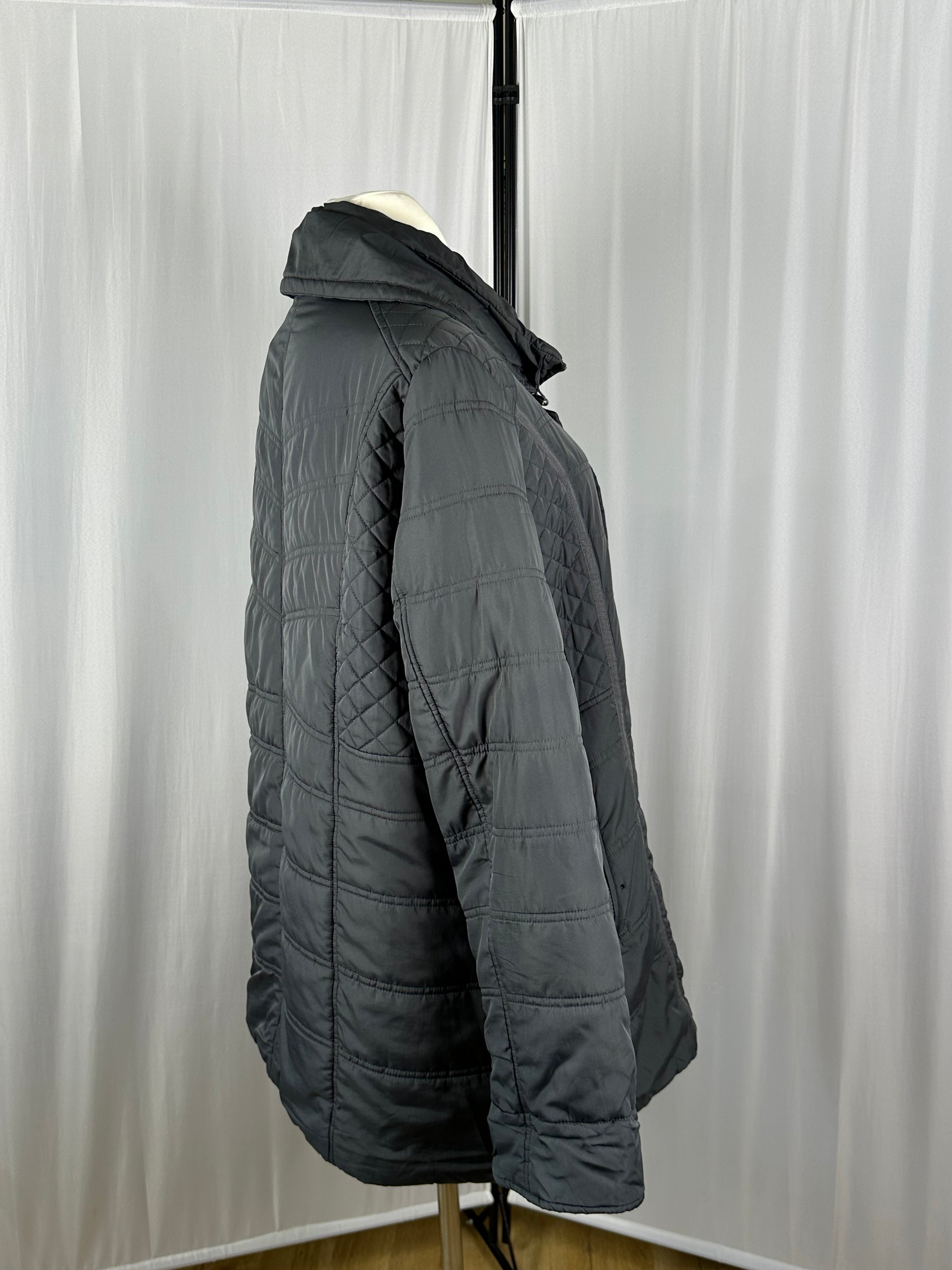 pikowana kurtka szara windfield 3xl
