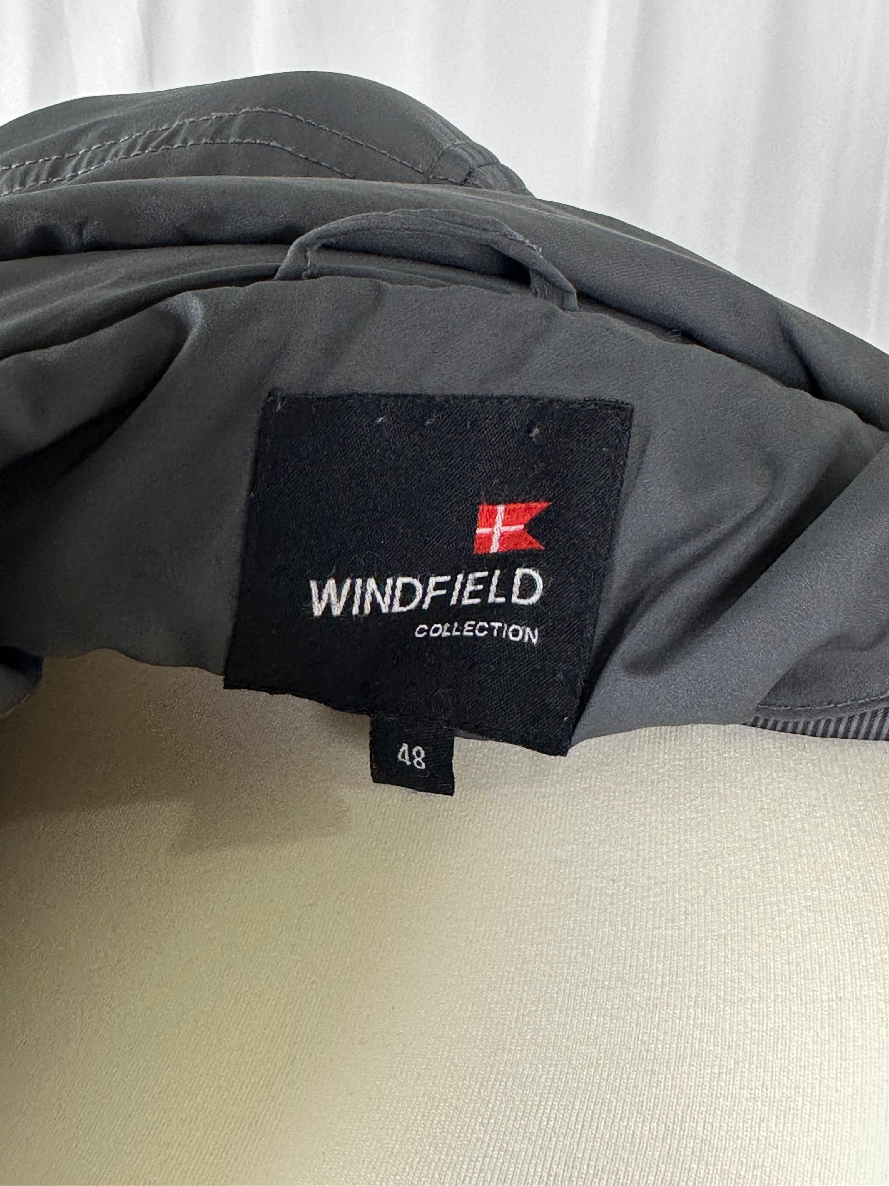 pikowana kurtka szara windfield 3xl