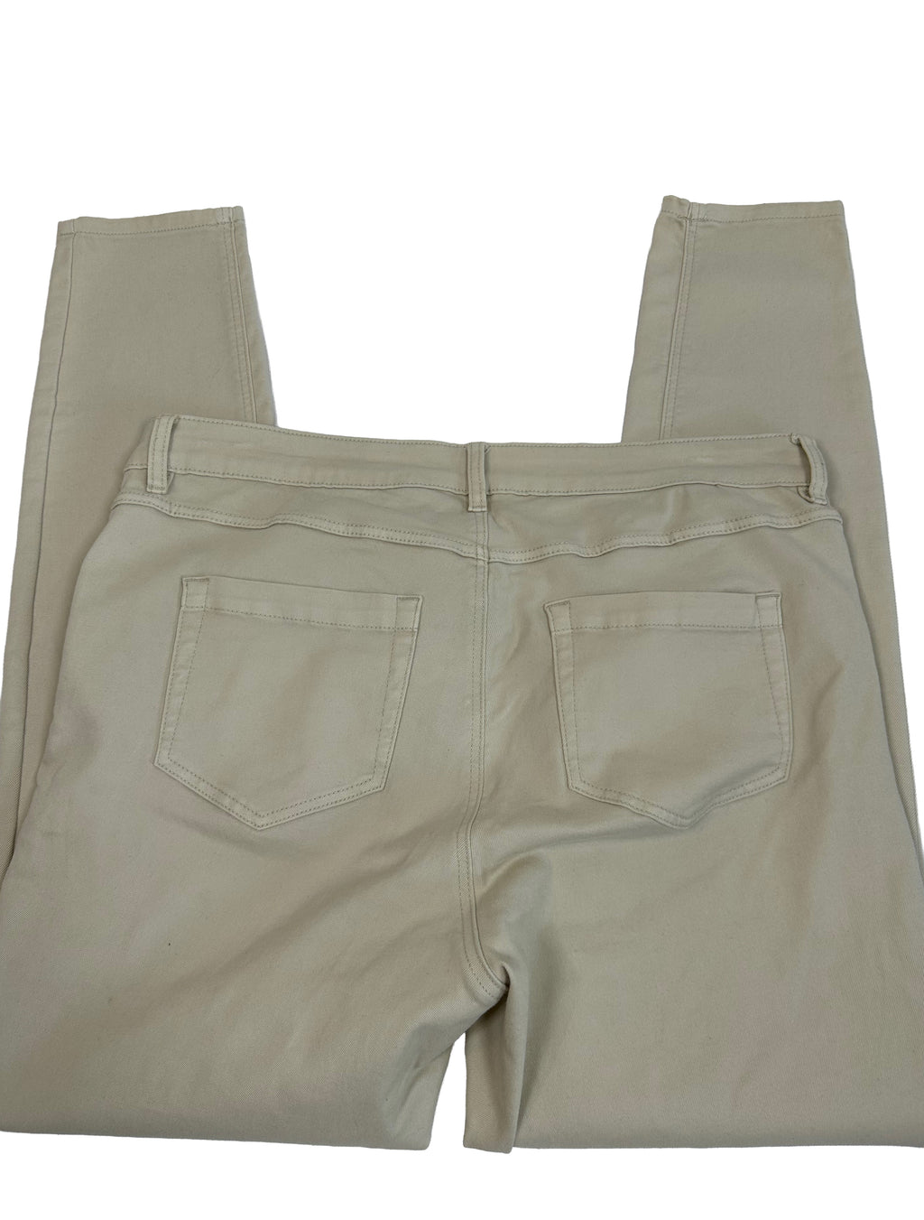Beżowe spodnie typu skinny od VRS Basic