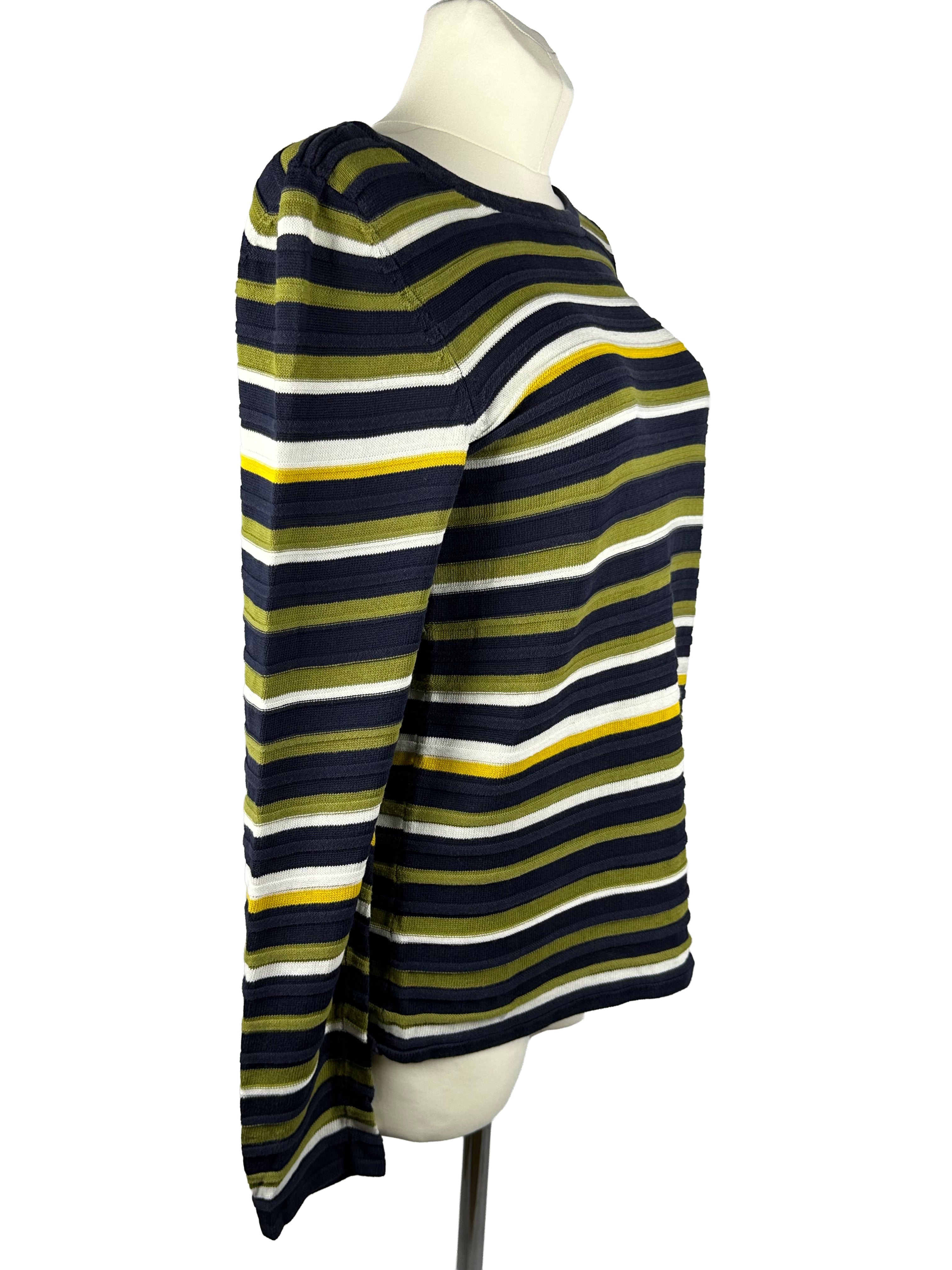 sweter w paski esprit bawełniany l/xl