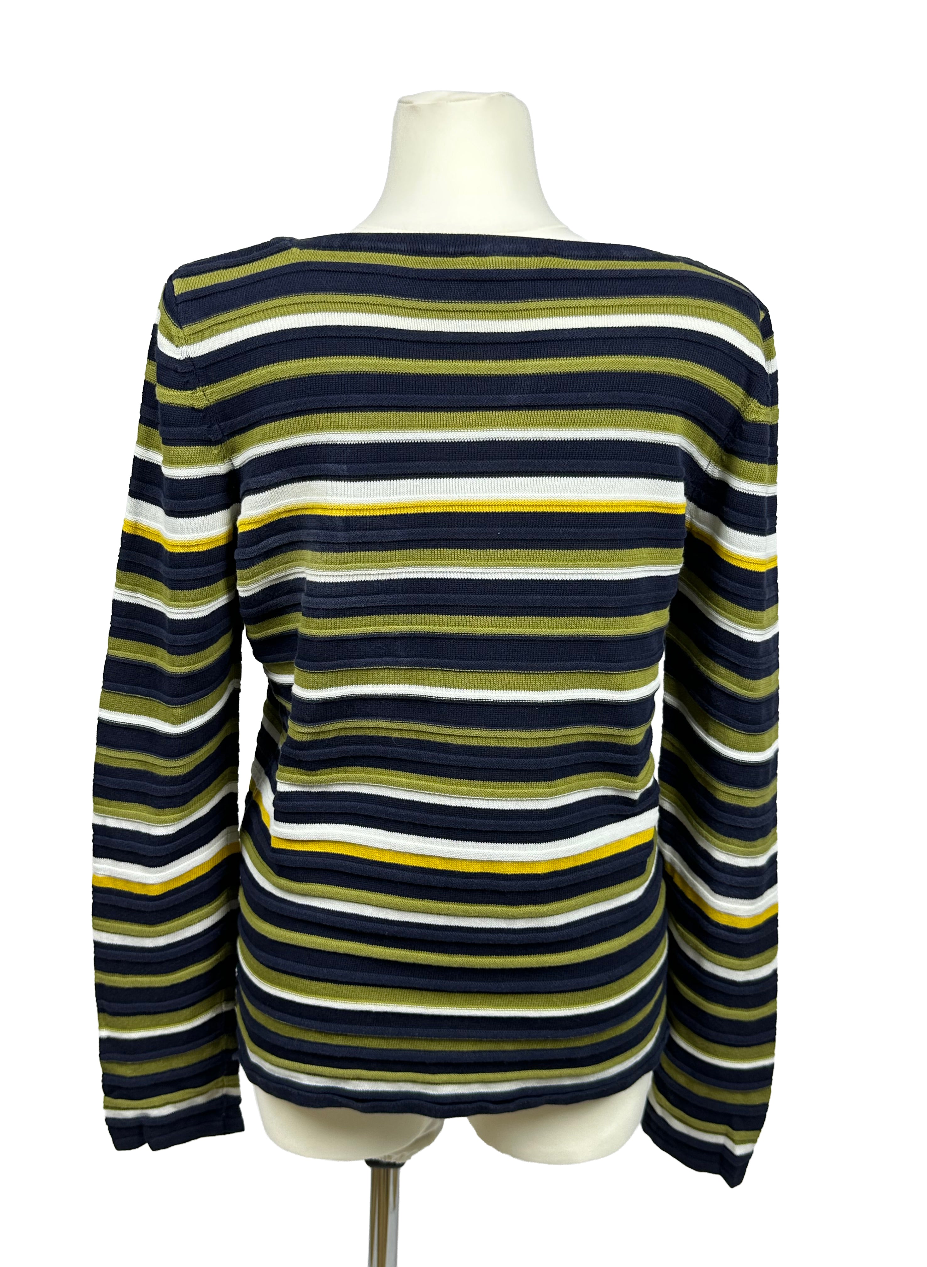 sweter w paski esprit bawełniany l/xl